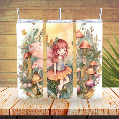 Ready to Use - Sublimation or Vinyl Tumbler Wraps  - Fairy Magical- TW100489