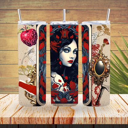 Vinyl Tumbler Wraps  - Snow White Magical - TW100505