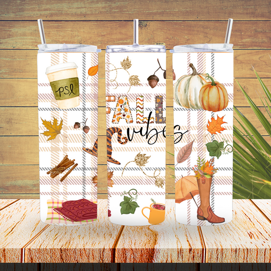 Ready to Use - Sublimation or Vinyl Tumbler Wraps  - Fall / Autumn - TW100571