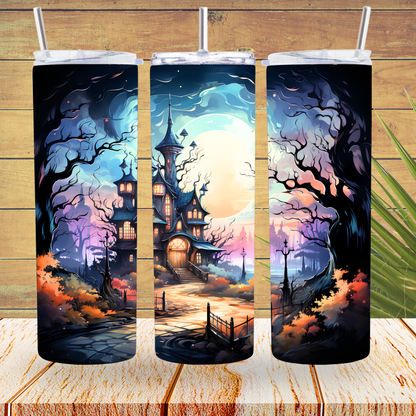 Ready to Use - Tumbler Wraps - Vinyl or Sublimation - Halloween - TW100811