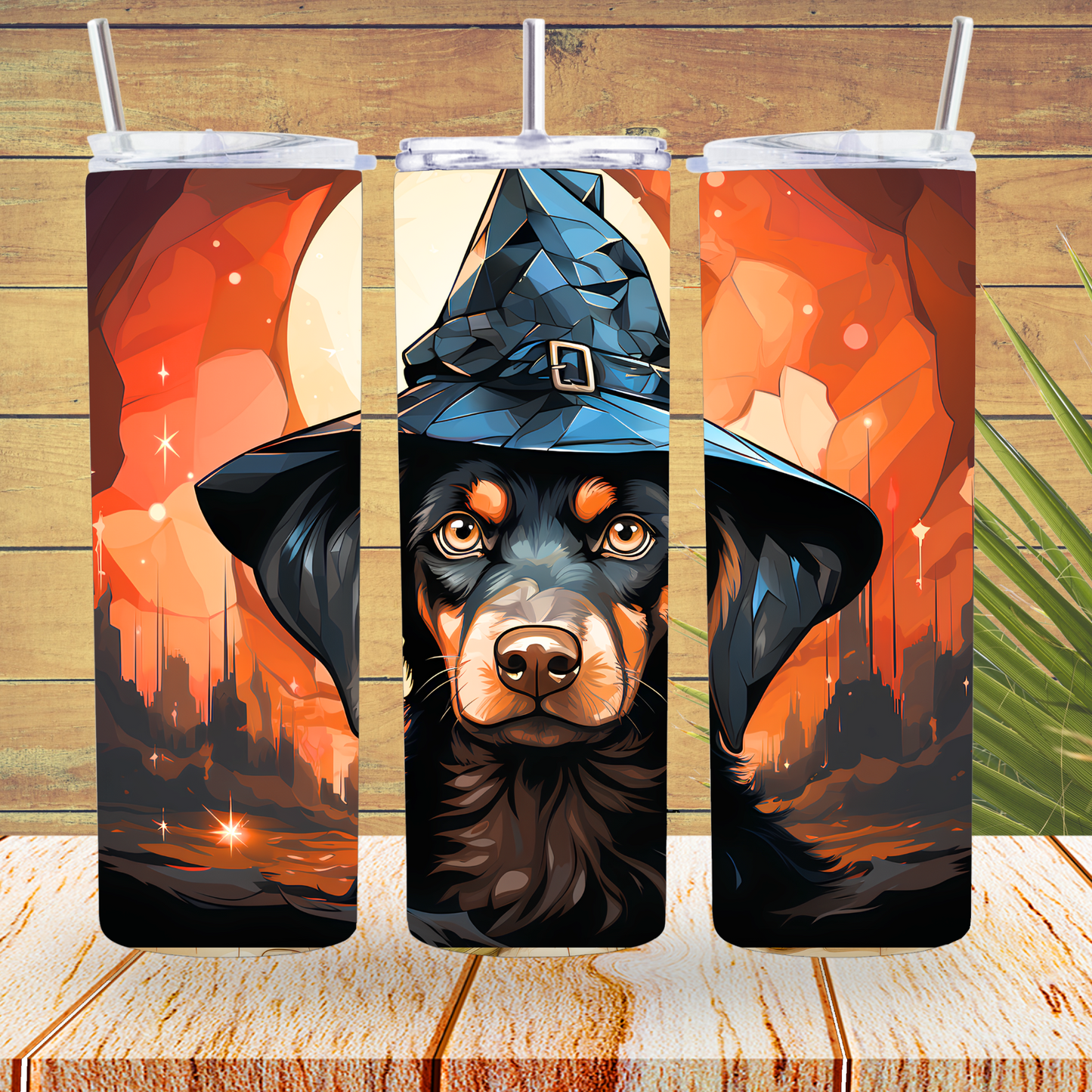 Ready to Use - Tumbler Wraps - Vinyl or Sublimation - Halloween - TW100823