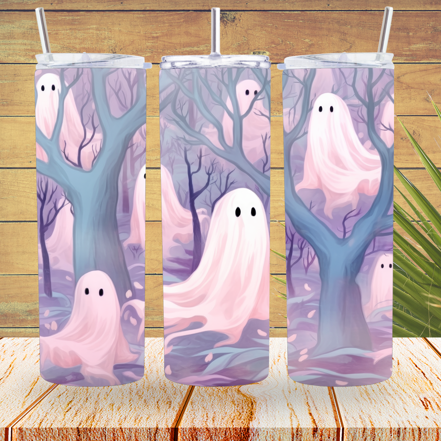 Ready to Use - Tumbler Wraps - Vinyl or Sublimation - Halloween - TW100832