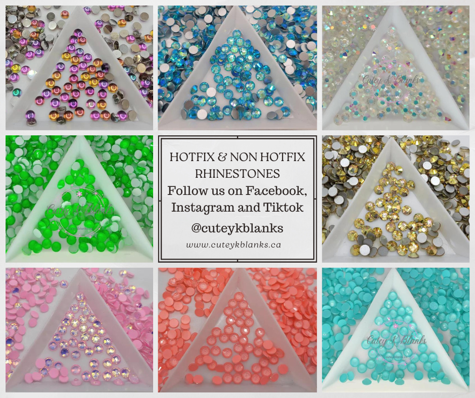 Light Sapphire Mermaid Glass Flatback Rhinestones | Craft rhinestones | Bling 3MM-SS12 | 4MM-SS16 |5MM-SS20 | DIY, Nail Art, Tumbler | 1440 per bag