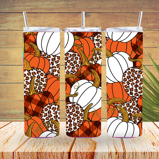 Vinyl Tumbler Wraps  - Pumpkins - TW100217