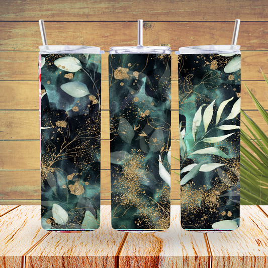 Vinyl Tumbler Wraps  - Leaves - TW100231