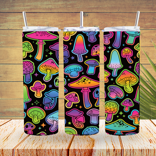 Vinyl Tumbler Wraps  - Mushrooms - TW100241