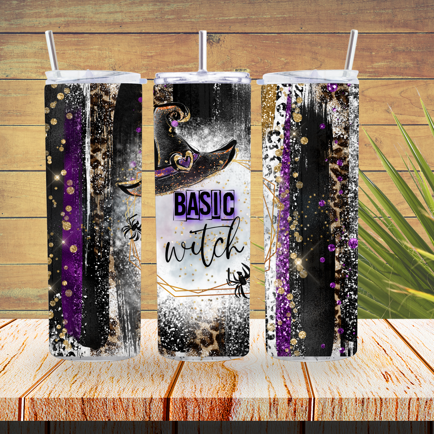 Ready to Use - Sublimation or Vinyl Tumbler Wraps  - Basic Witch - TW100262