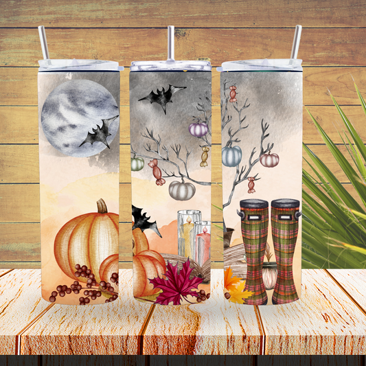 Vinyl Tumbler Wraps  - Pumpkins - TW100292