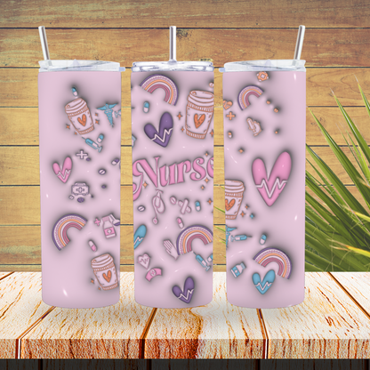 Vinyl Tumbler Wraps  - Nurse - TW100365