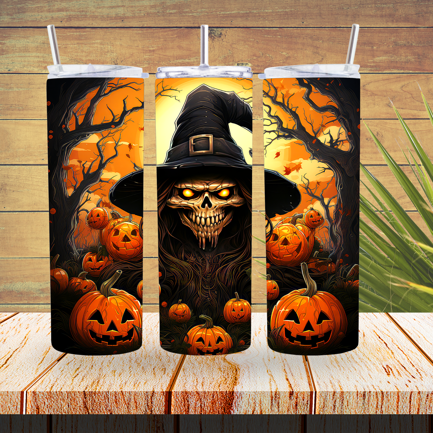 Vinyl Tumbler Wraps  - Halloween Witch - TW100417