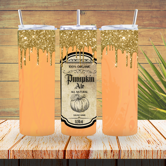 Vinyl Tumbler Wraps  - Pumpkin Ale - TW100421