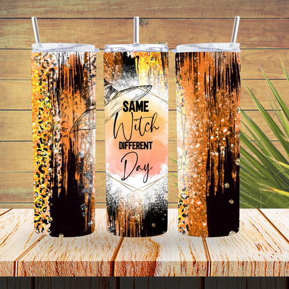 Vinyl Tumbler Wraps  - Same Witch Different Day - TW100427