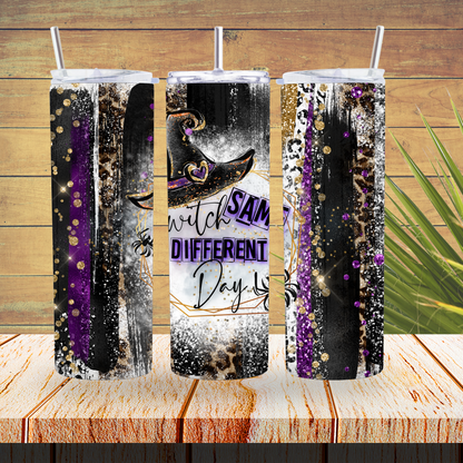 Vinyl Tumbler Wraps  - Same Witch Different Day - TW100428