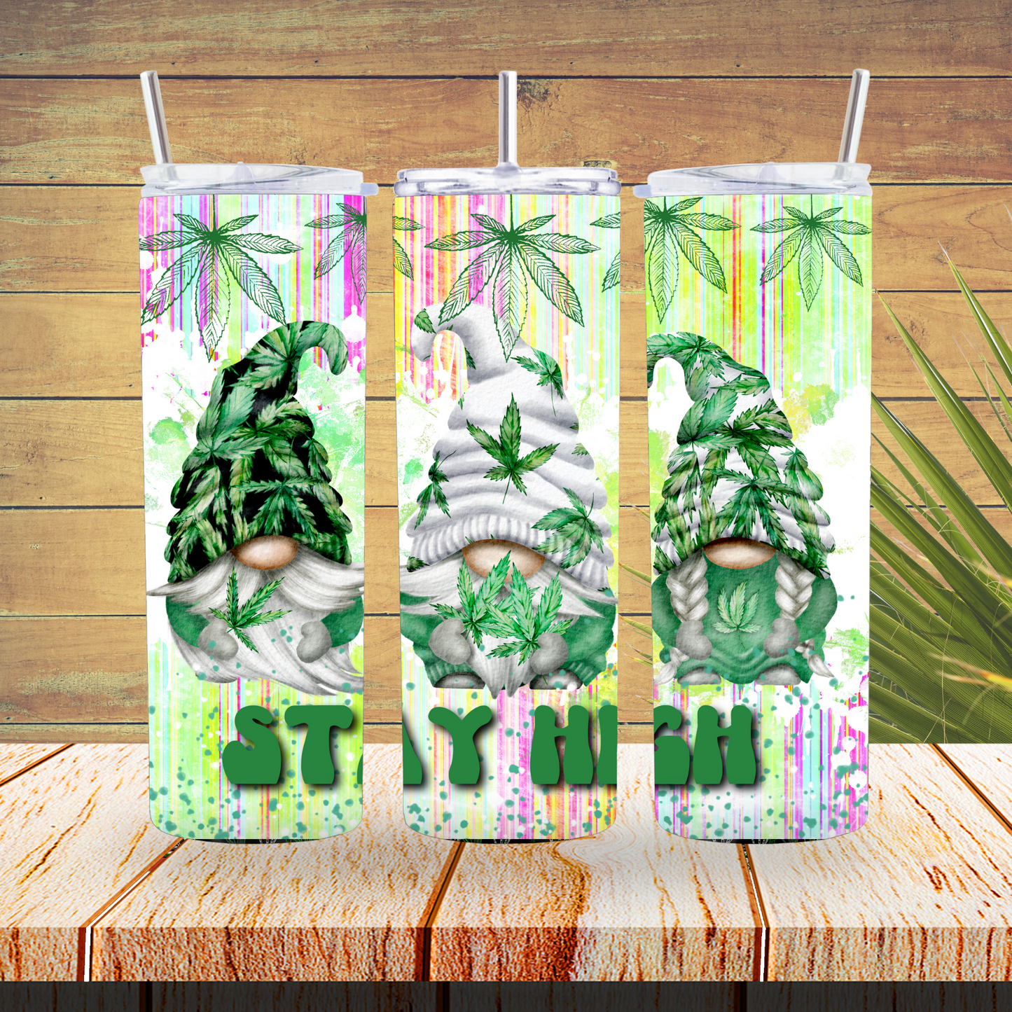 Vinyl Tumbler Wraps  - Stay High - TW100525