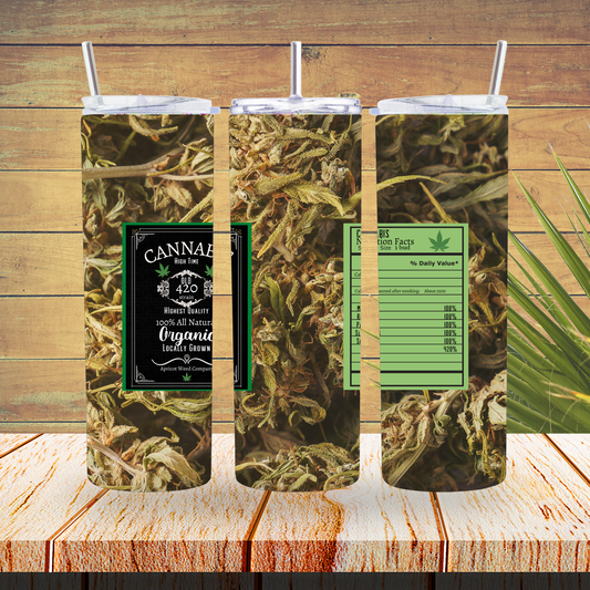 Vinyl Tumbler Wraps  - Weed- TW100526