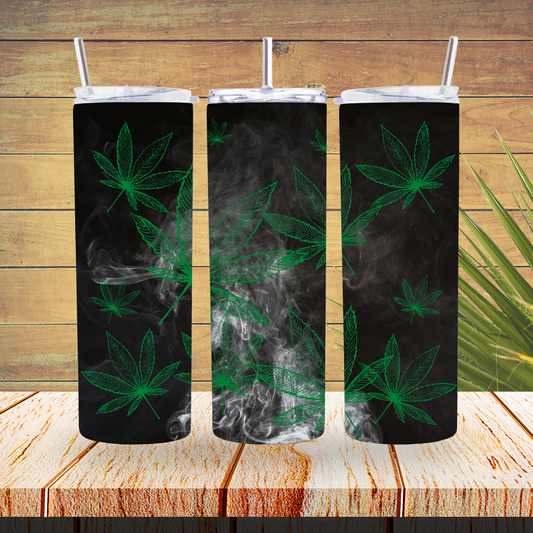 Vinyl Tumbler Wraps  - Weed- TW100528