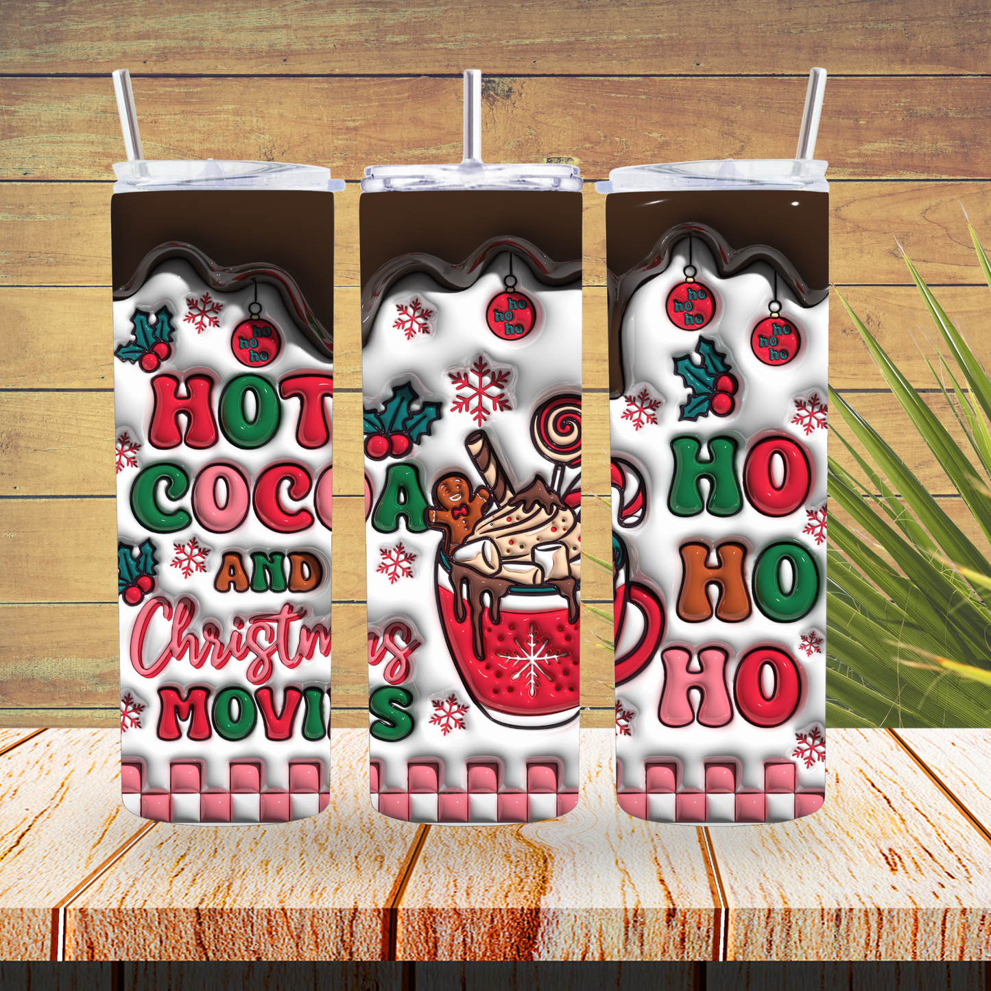 Vinyl Tumbler Wraps  - Hot Cocoa - TW100648