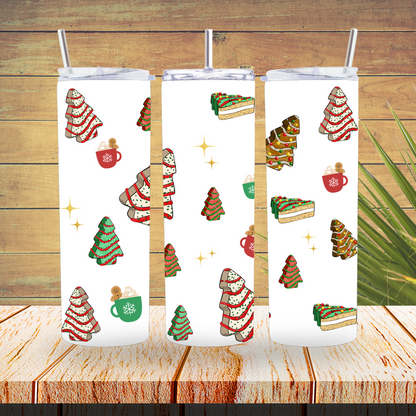 Ready to Use - Tumbler Wraps - Vinyl or Sublimation - Christmas Cookies - TW100659