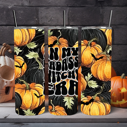 Ready to Use - Tumbler Wraps - Vinyl or Sublimation - Halloween - TW100847