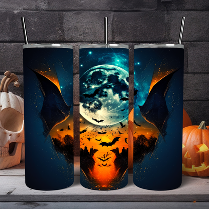 Ready to Use - Tumbler Wraps - Vinyl or Sublimation - Halloween - TW100856