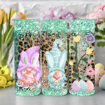 Ready to Use - Tumbler Wraps - Vinyl or Sublimation - Easter Gnomes - TW100948