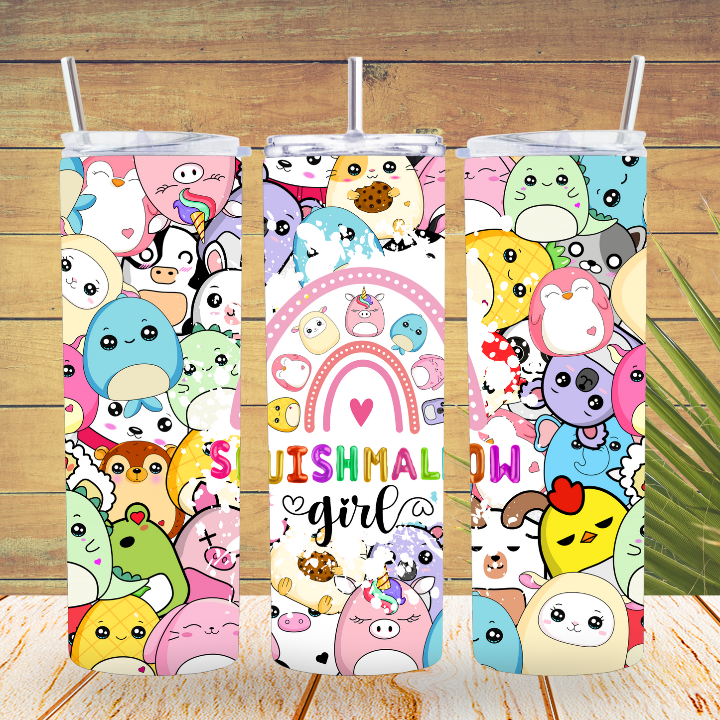 Ready to Use - Tumbler Wraps - Vinyl or Sublimation - Squishmallow - TW100697