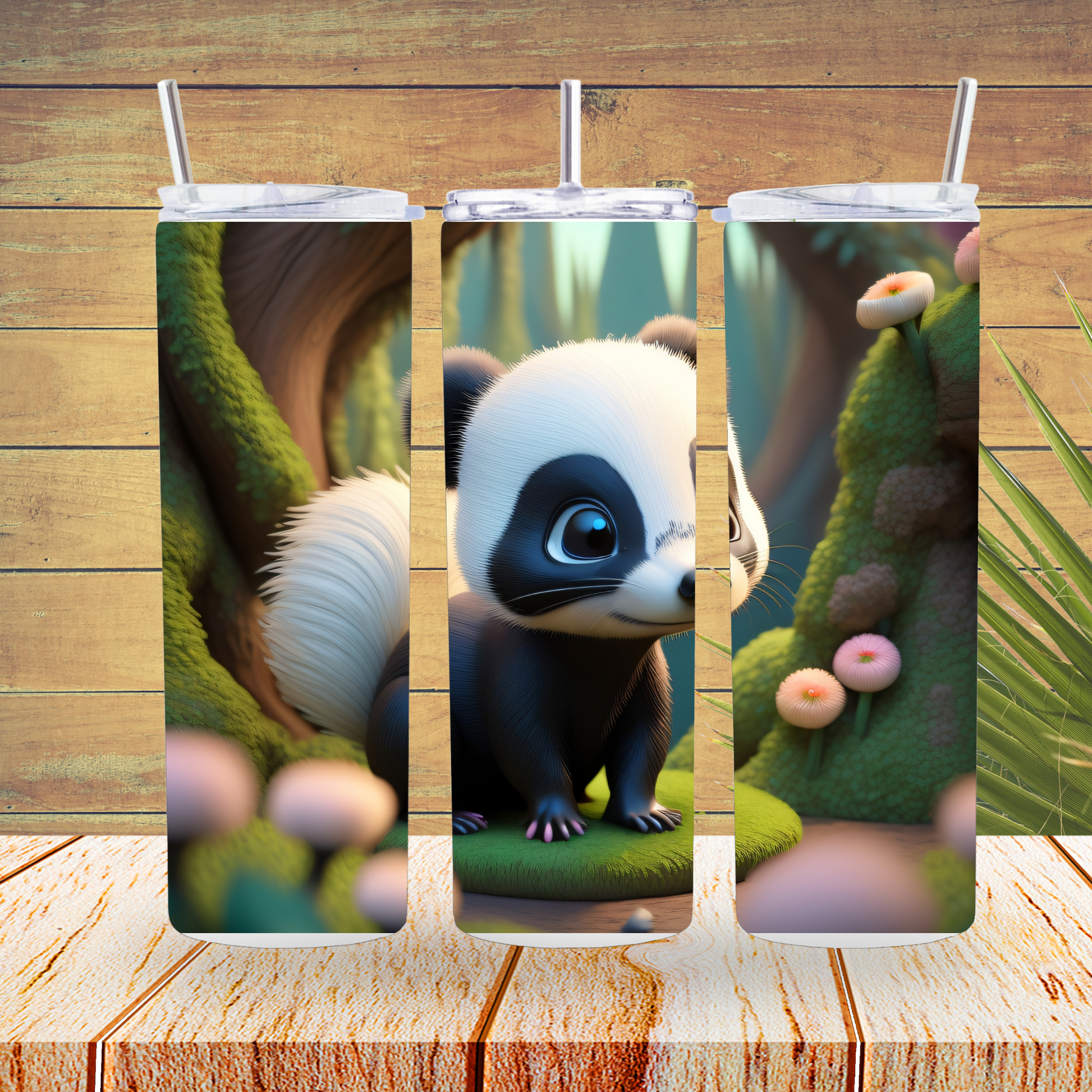 Tumbler Wraps  - Baby Skunk - TW100131 - Cutey K Blanks