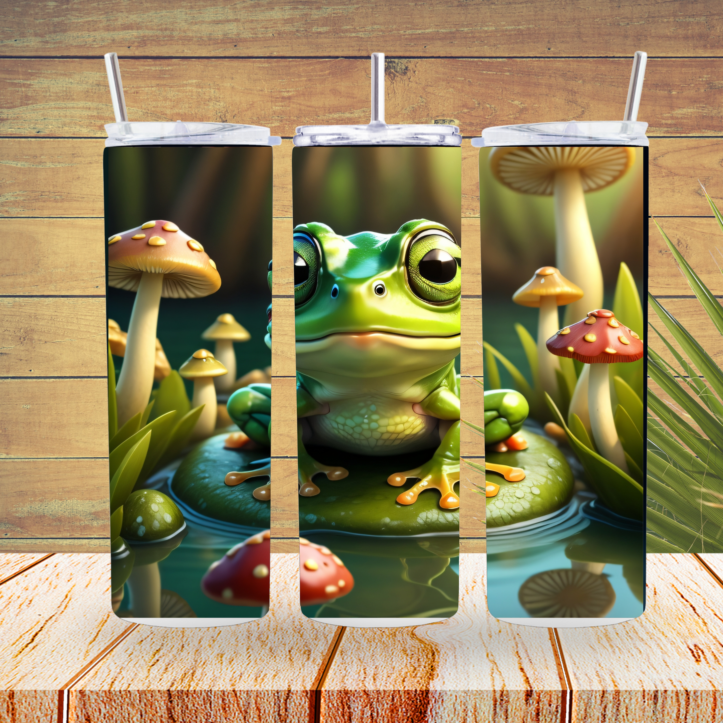 Tumbler Wraps  - Frogs - TW100135 - Cutey K Blanks