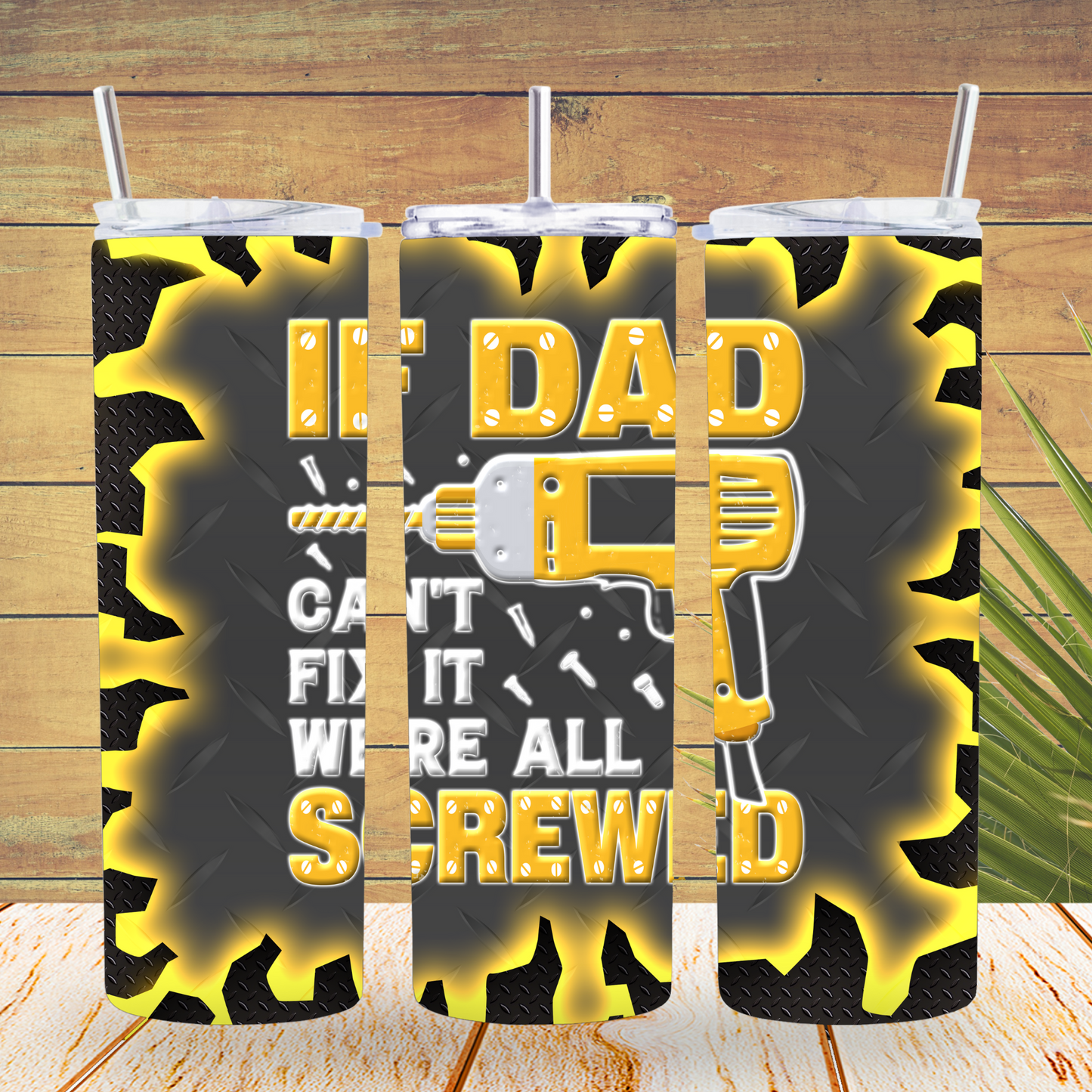 Ready to Use - Tumbler Wraps - Vinyl or Sublimation - If dad can't fit it - TW100720