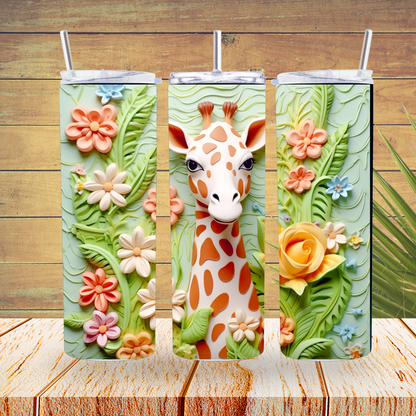 Tumbler Wraps  - Giraffe - TW100136 - Cutey K Blanks