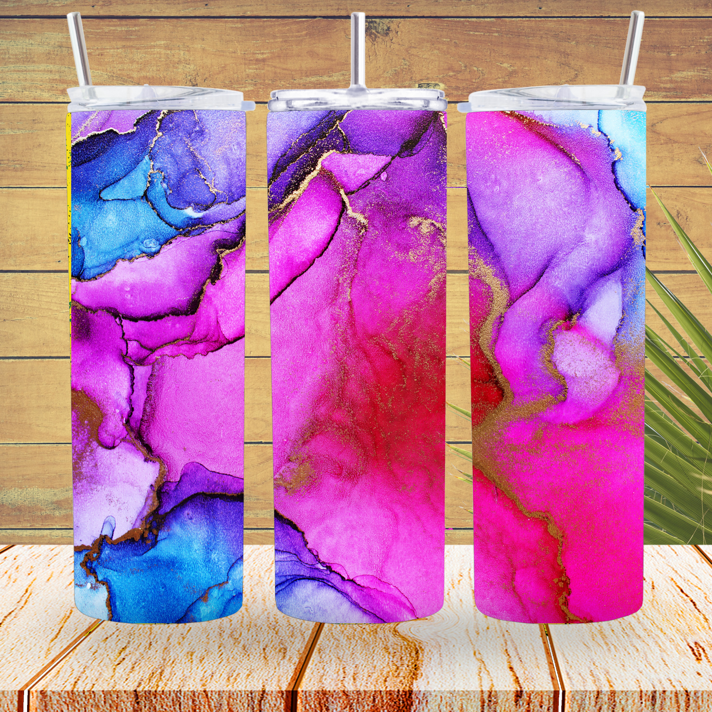 Ready to Use - Tumbler Wraps - Vinyl or Sublimation - Marble - TW100978