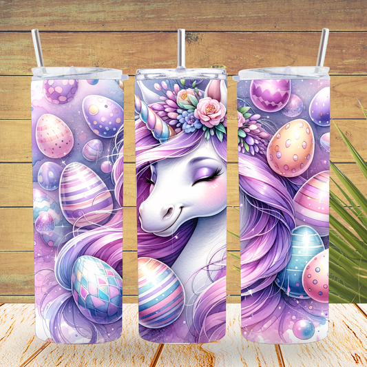 Ready to Use - Tumbler Wraps - Vinyl or Sublimation - Unicorn- TW100714