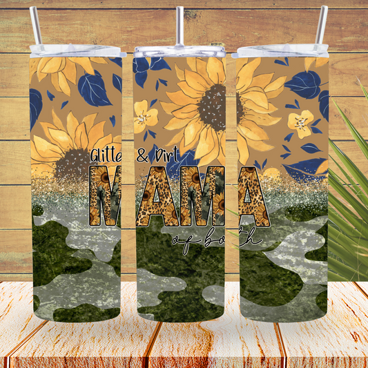 Ready to Use - Tumbler Wraps - Vinyl or Sublimation - Mama - TW100864