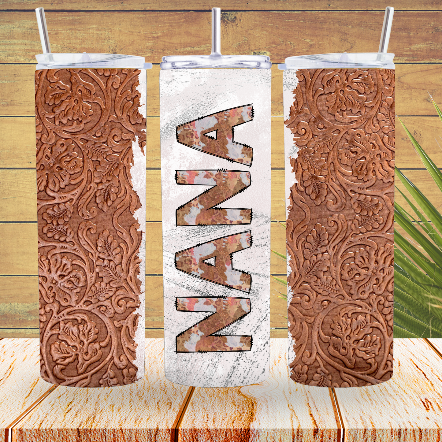 Ready to Use - Tumbler Wraps - Vinyl or Sublimation - Nana - TW100870