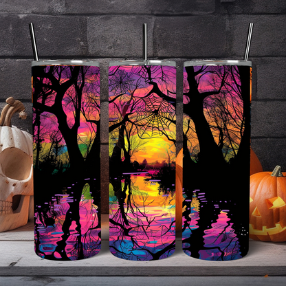 Ready to Use - Tumbler Wraps - Vinyl or Sublimation - Halloween - TW100857