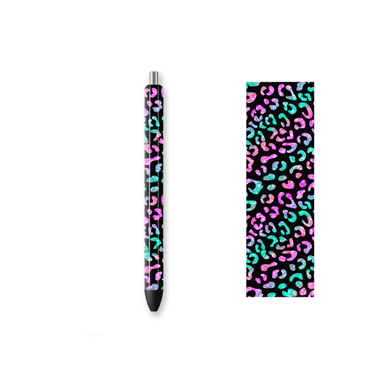 Pen Wrap Vinyl Prints - Leopard - P100022 - Cutey K Blanks