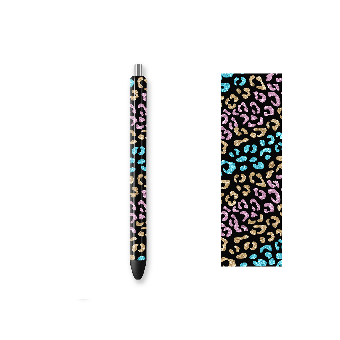 Pen Wrap Vinyl Prints - Leopard - P100023 - Cutey K Blanks