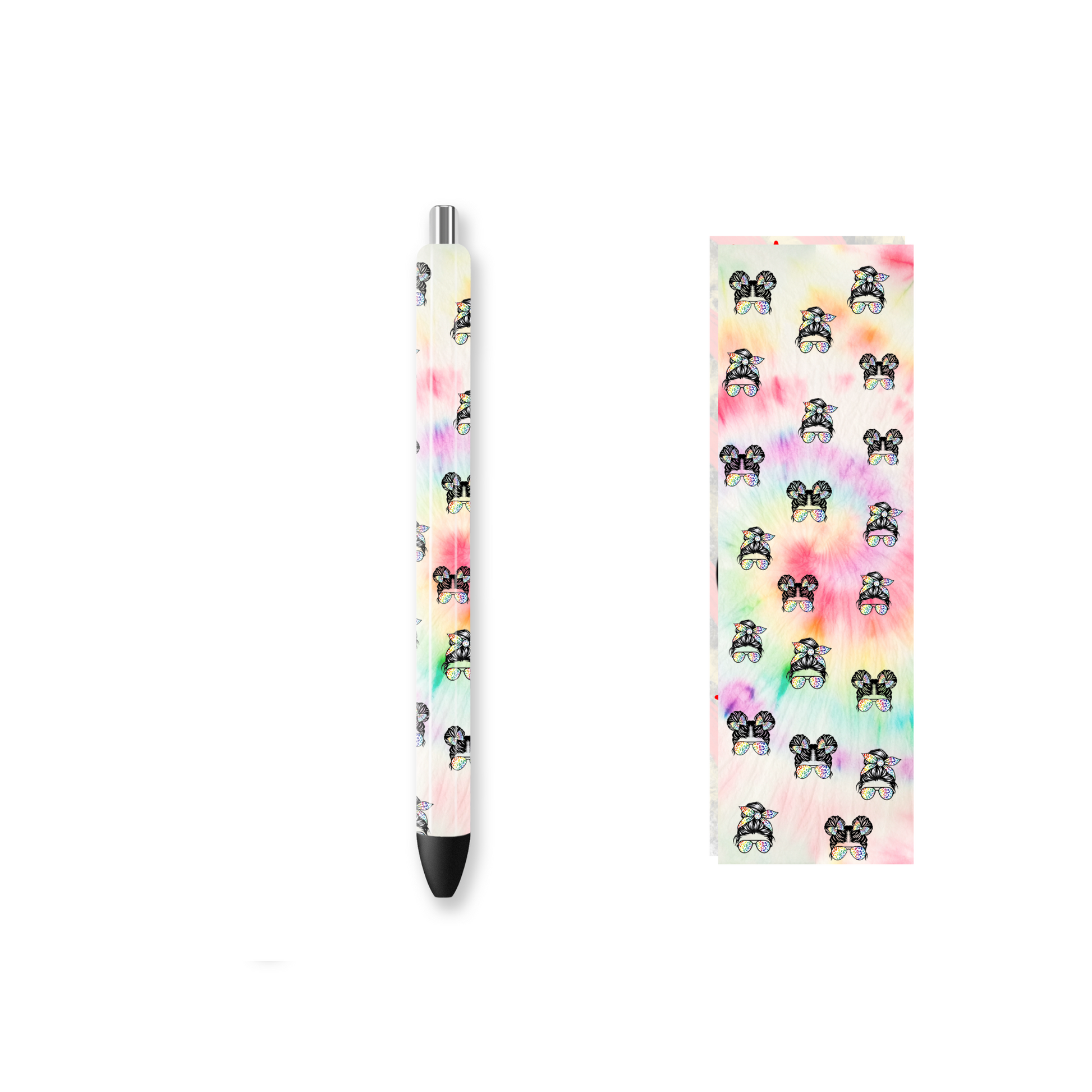 Pen Wrap Vinyl Prints - Mom - P100034 - Cutey K Blanks