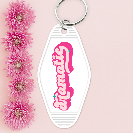 UV DTF Motel Keychain - Dramatic - UVDTFKEY016