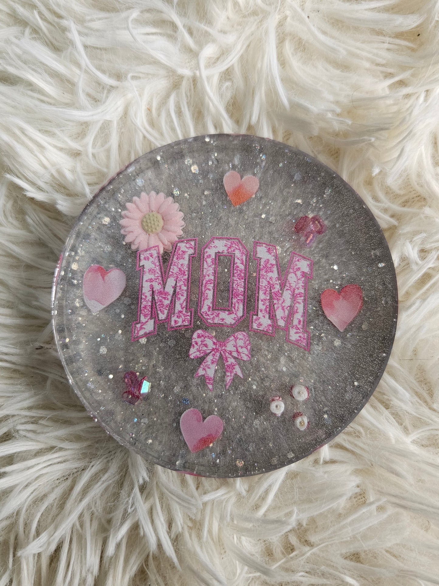 Custom Mom Resin Coaster / Paper Weight