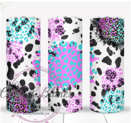 Tumbler Wraps  - Leopard Texture - TW100023 - Cutey K Blanks