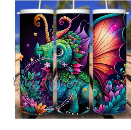 Tumbler Wraps  - Dragon - TW100027 - Cutey K Blanks