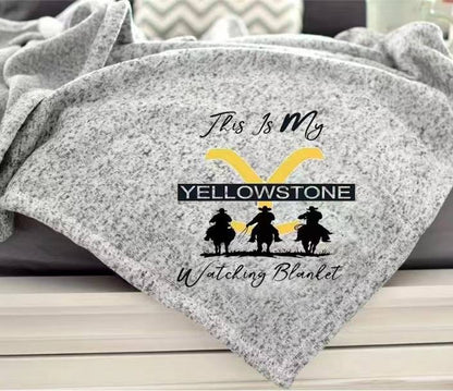 Grey Polyester Sublimation or HTV Sweater Blanket (3 sizes available) for Baby, Kids and Adults - Cutey K Blanks