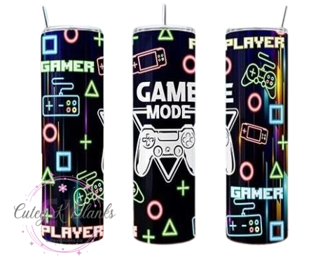 Tumbler Wraps  - Game Mode - TW100015 - Cutey K Blanks