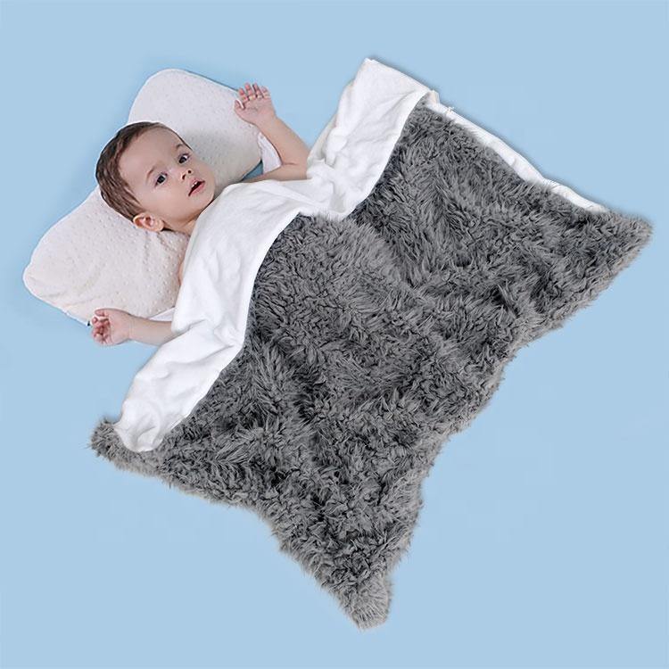 76*102cm Sublimation Blank Polyester Sherpa Baby Blankets - Cutey K Blanks