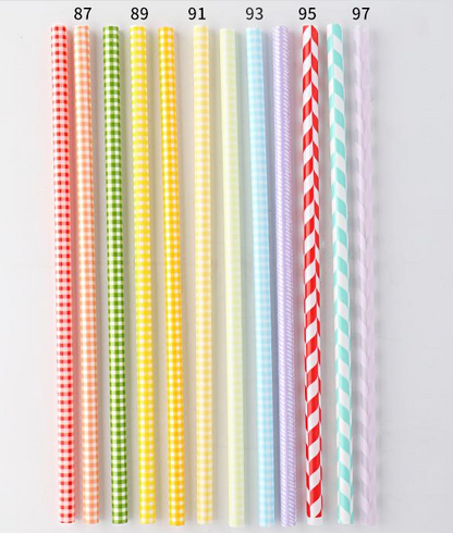 Hard PP Reusable Plastic Straws - Cutey K Blanks